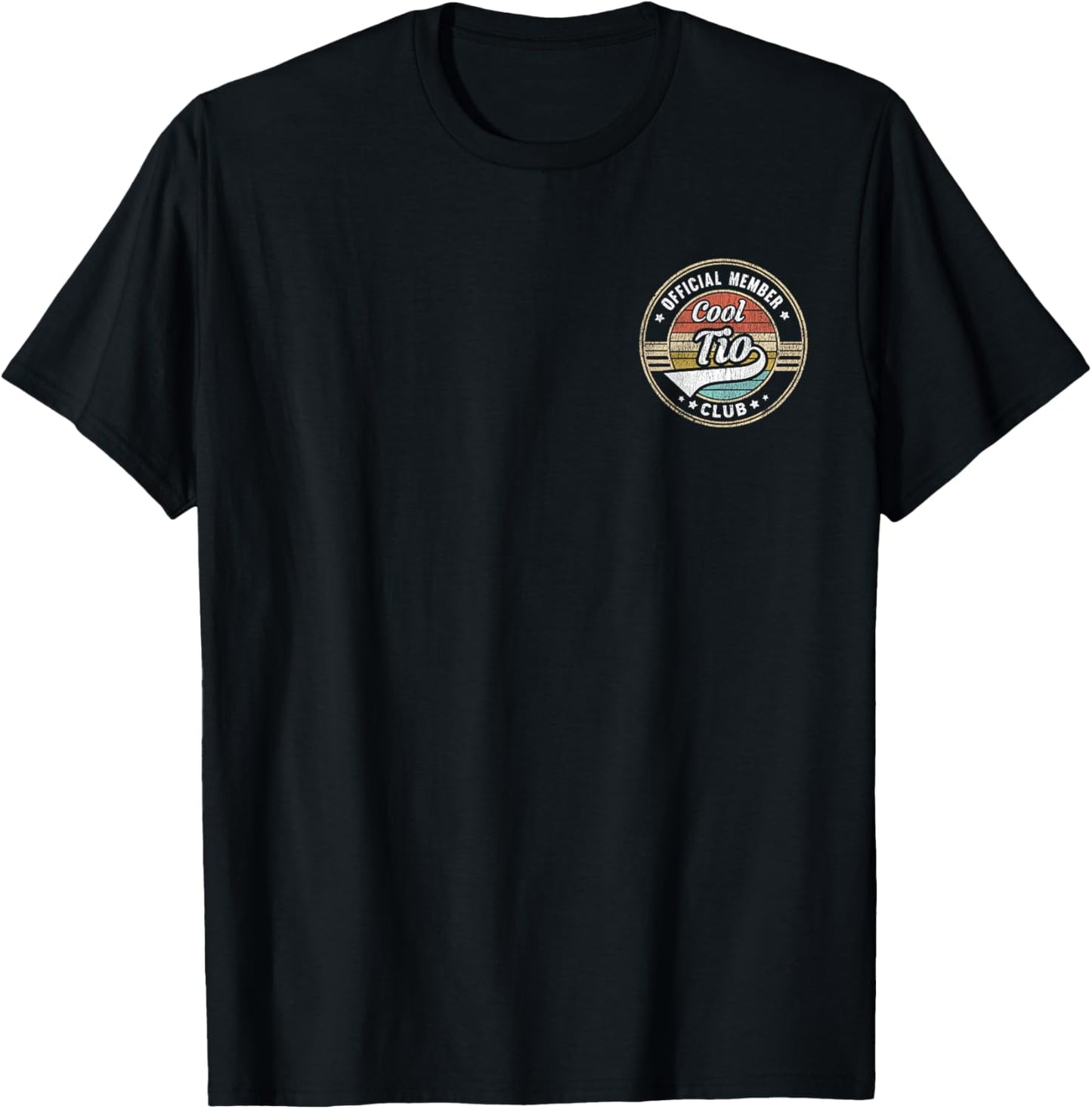 Official Member Cool Tio Club Funny Tio Father's Day T-Shirt - T-Shirt | Black