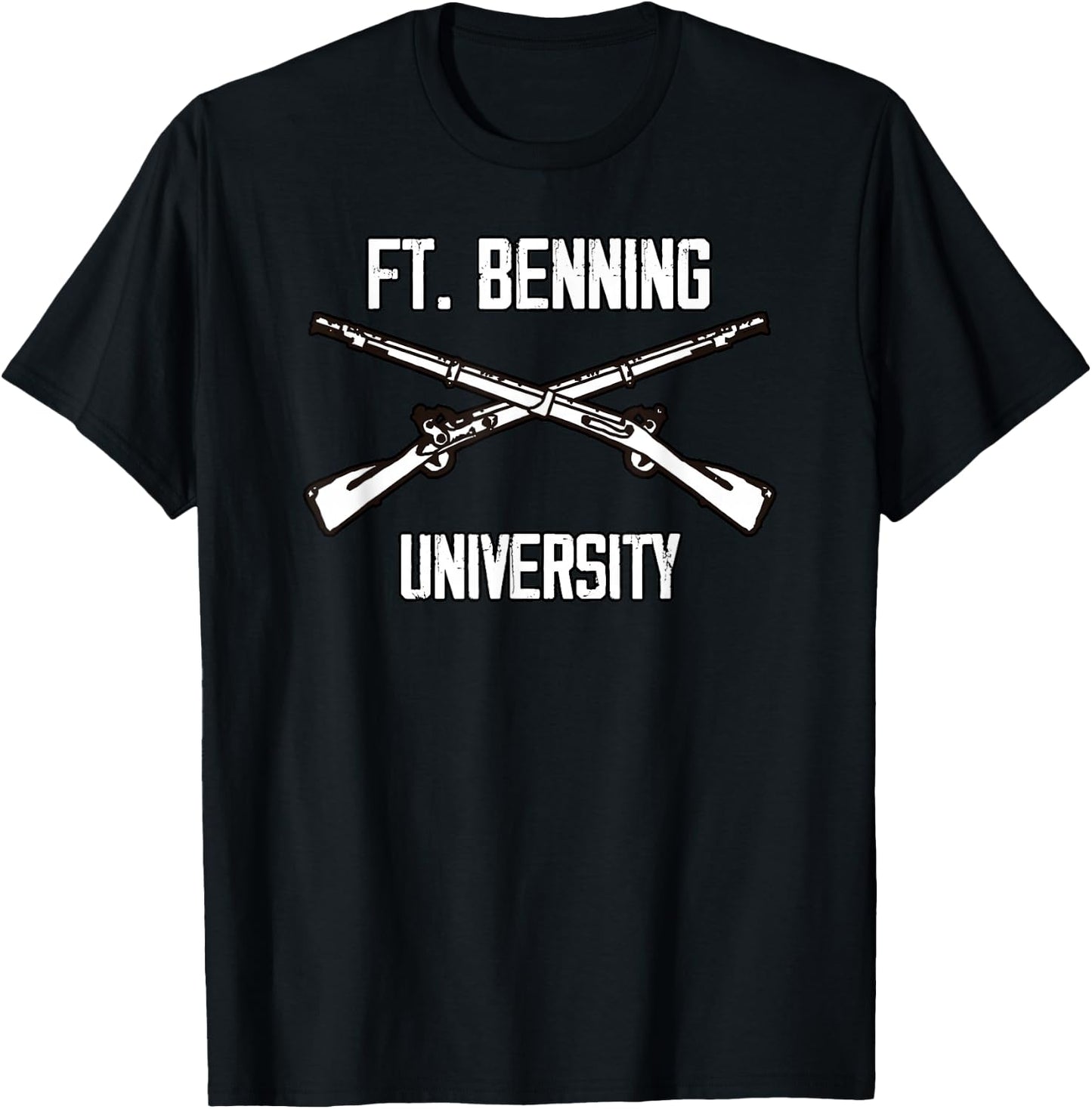 Fort Benning University - Army Infantry for Soldiers T-Shirt - T-Shirt | Black