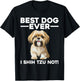Best Shih Tzu Design Women Pet Dog Shih Tzu Lover T-Shirt - T-Shirt | Black