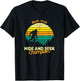 Vintage Bluff, Utah Mountain Hiking Souvenir Print T-Shirt - T-Shirt | Black