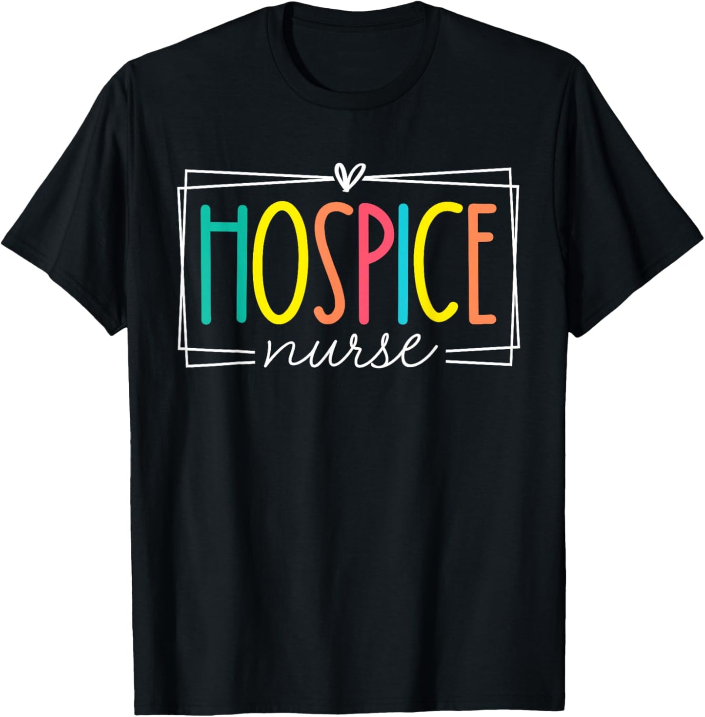 Hospice Nurse Registered Nurse RN Emergency ER Room Nursing T-Shirt - T-Shirt | Black