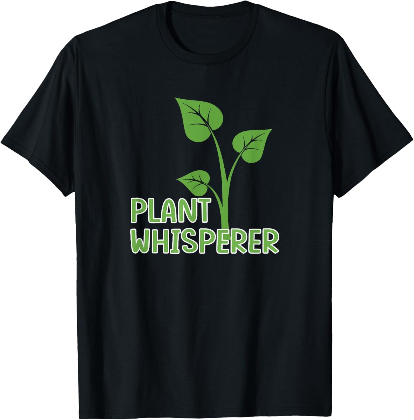Plant Whisperer Shirt Funny Garden Botanical Gardening T-Shirt - T-Shirt | Black
