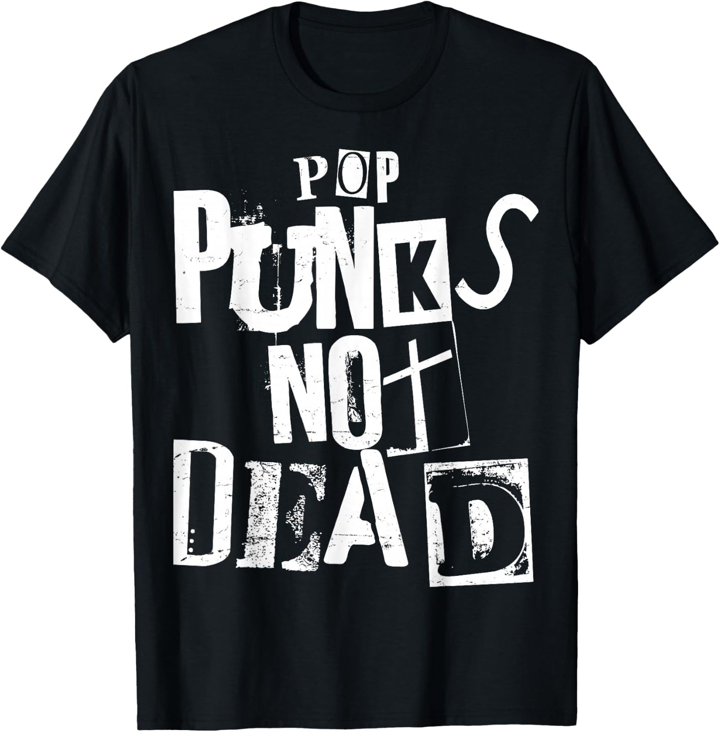 Pop Punks Not Dead - Vintage Grunge - Pop Punk is Not Dead T-Shirt - T-Shirt | Black