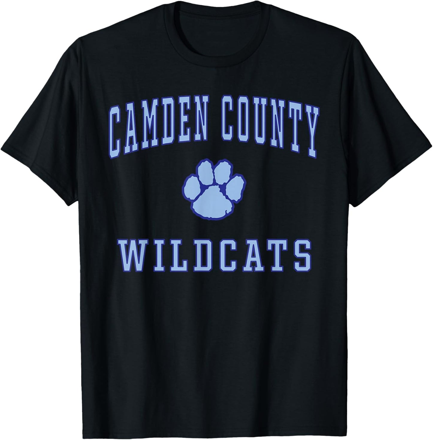 Camden County High School Wildcats T-Shirt - T-Shirt | Black