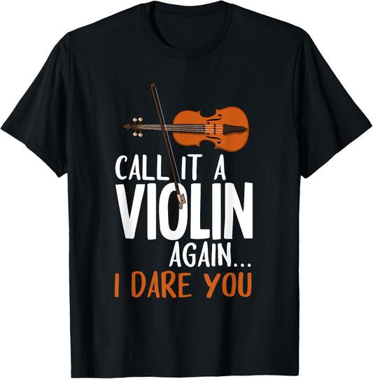 Funny Viola Player Novelty Gift Violin Student Boys Girls T-Shirt - T-Shirt | Black