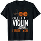 Funny Viola Player Novelty Gift Violin Student Boys Girls T-Shirt - T-Shirt | Black