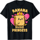 Banana Bread Kids Girls Banana Bread Princess T-Shirt - T-Shirt | Black