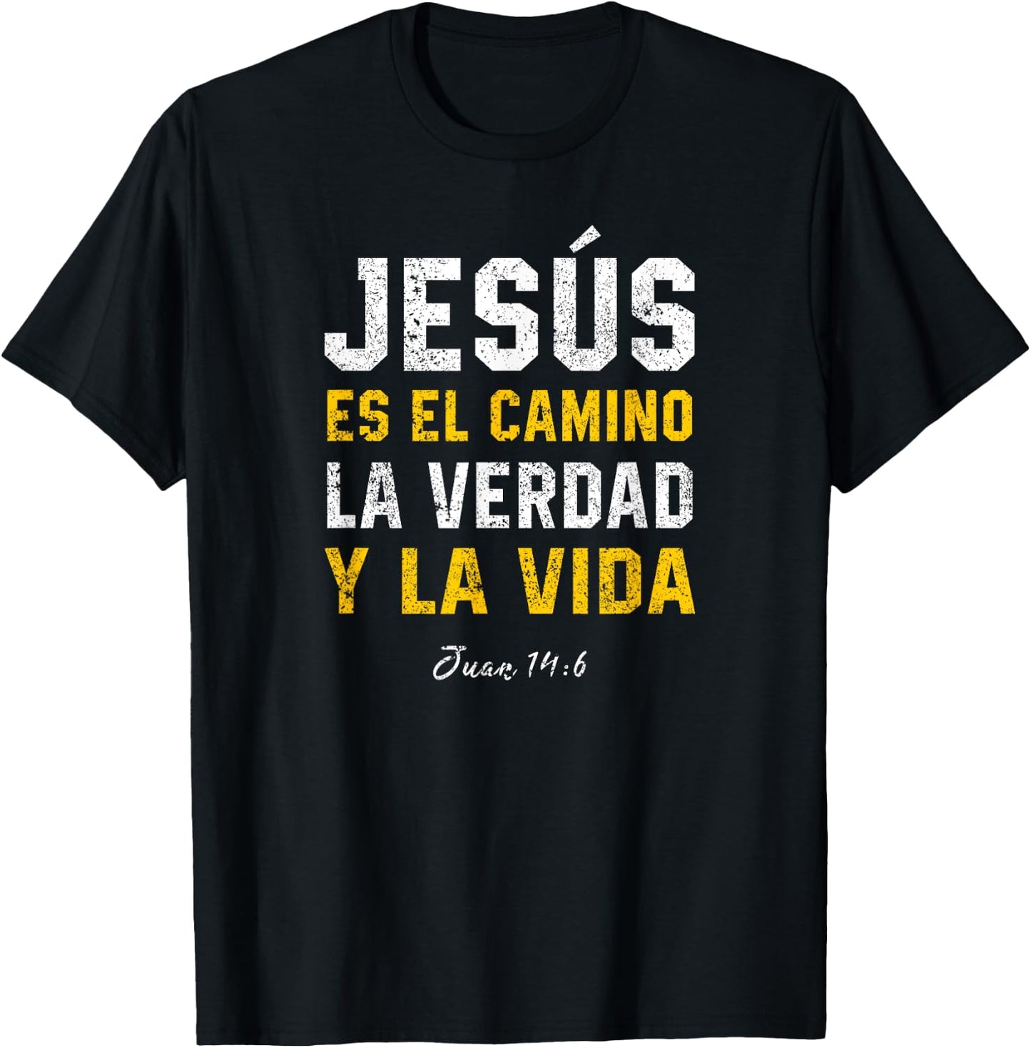 Jesus es El Camino en Espanol Christian Spanish Preachers T-Shirt - T-Shirt | Black