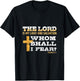 Bible Psalm 27:1 Religious Items Patriotic Christian Cross T-Shirt - T-Shirt | Black