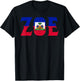 Zoe | Cute Haiti Honored Flag Day Gift T-Shirt - T-Shirt | Black