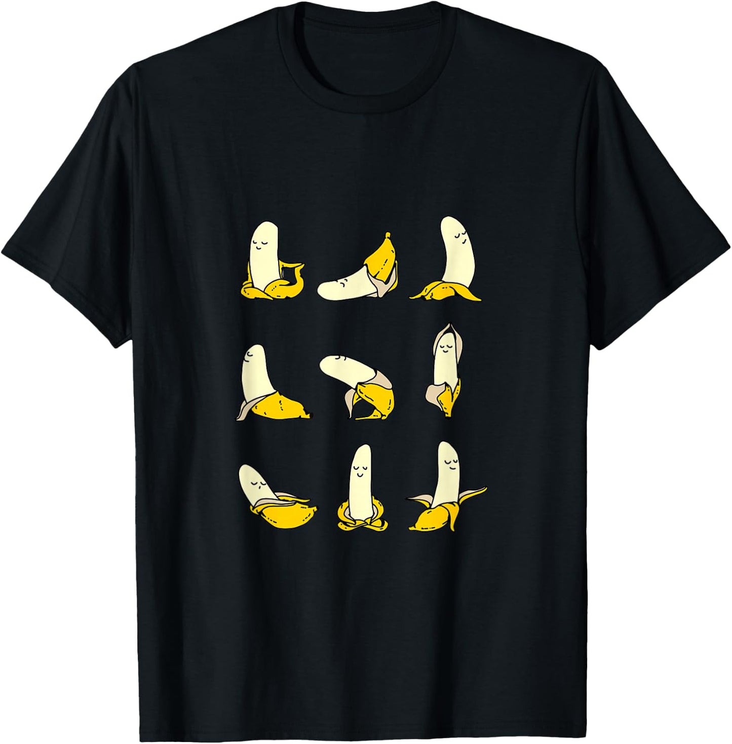 Banana Yoga Gift T-Shirt - T-Shirt | Black