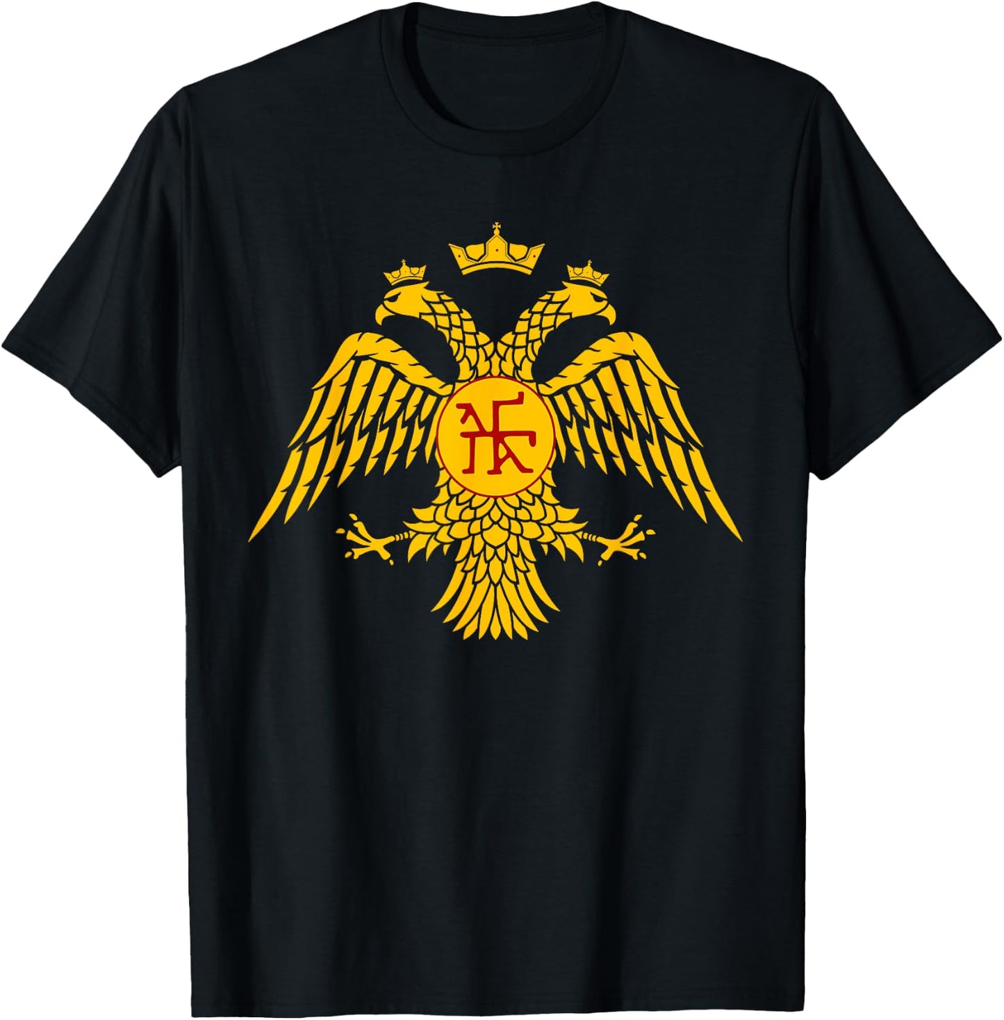 Byzantine Empire (1400s) Palaiologos Dynasty T-Shirt - T-Shirt | Black