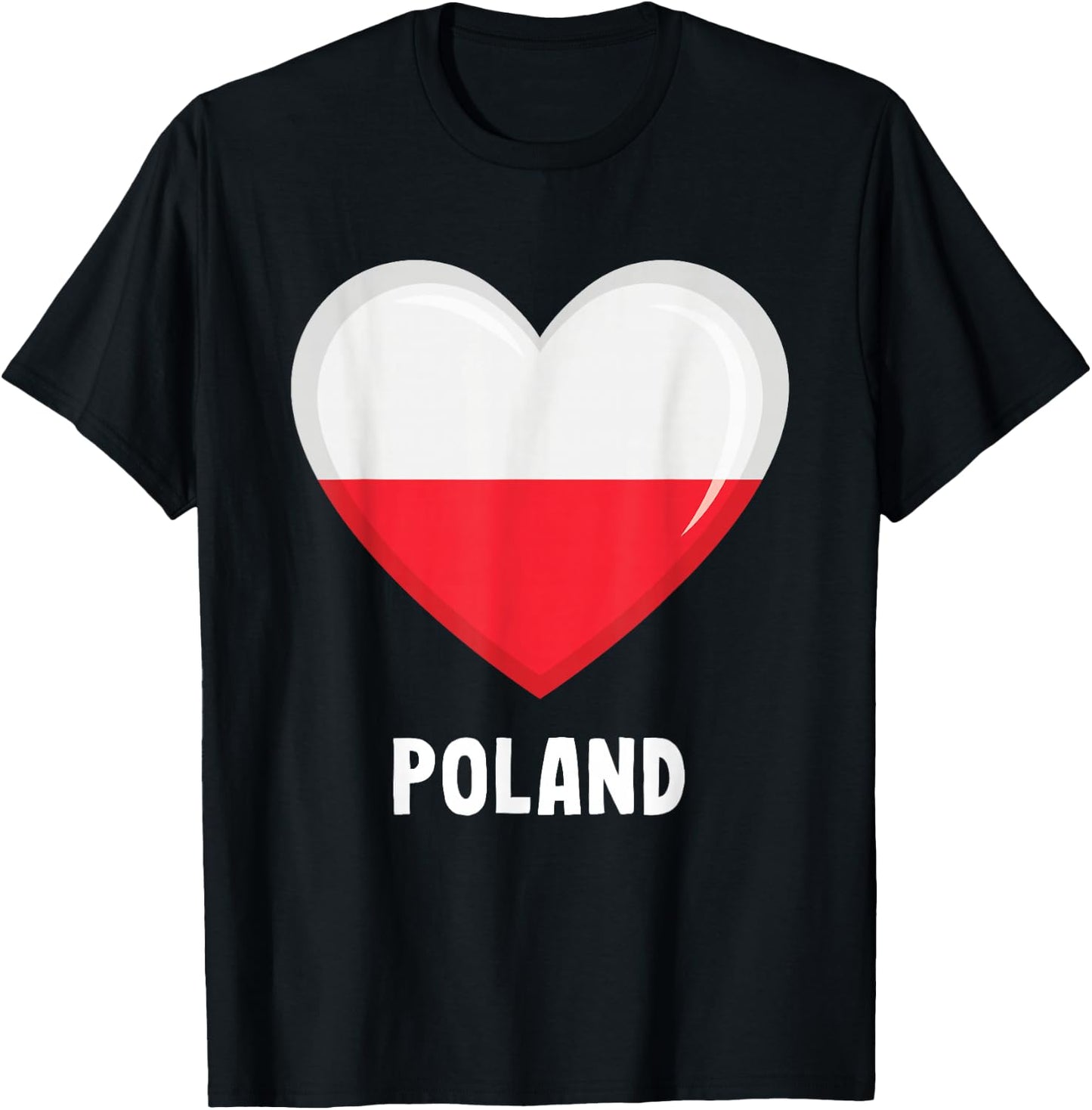 Poland Flag Shirt | Polish T-Shirt - T-Shirt | Black