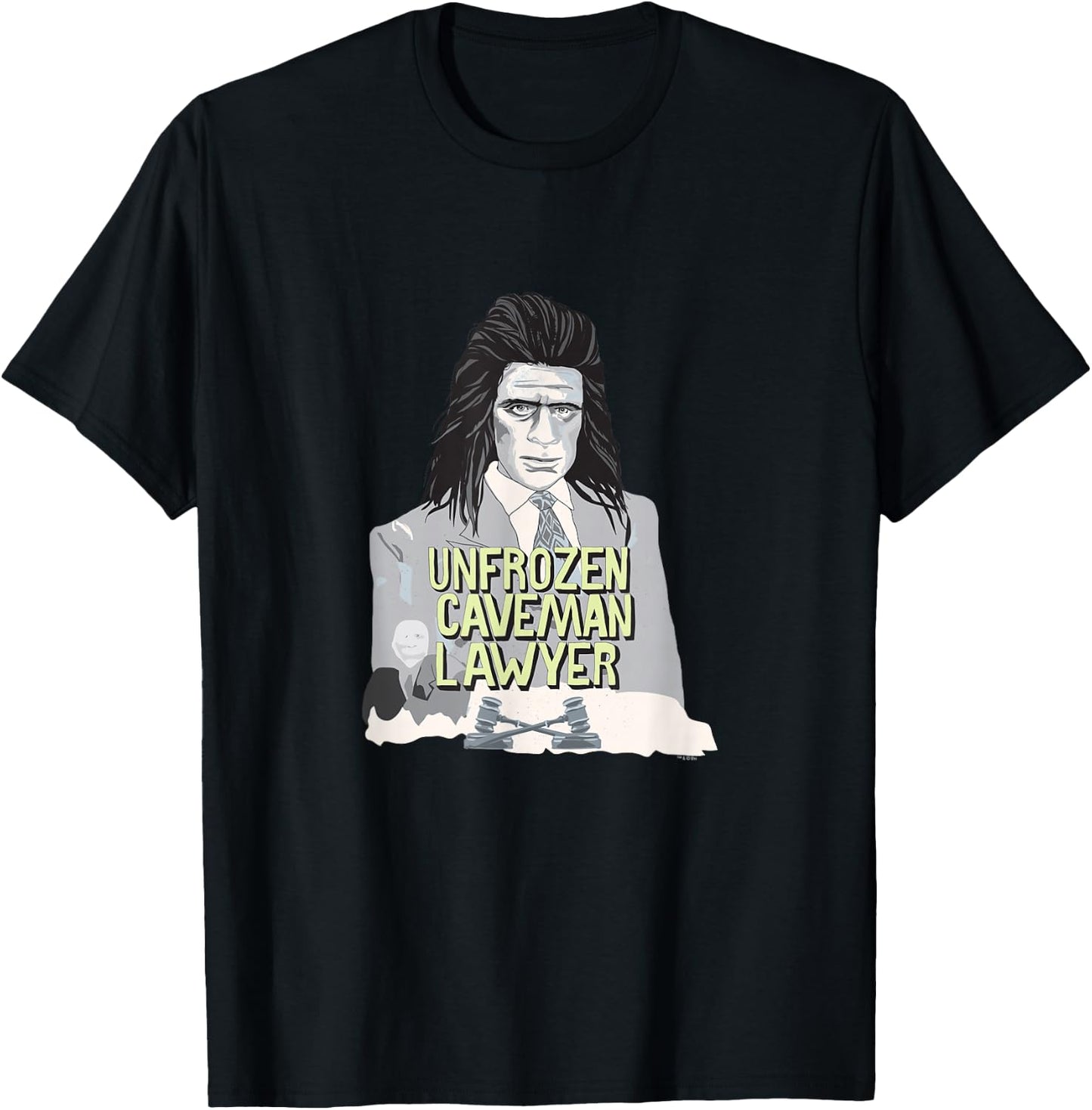 Saturday Night Live Unfrozen Caveman Lawyer T-Shirt - T-Shirt | Black