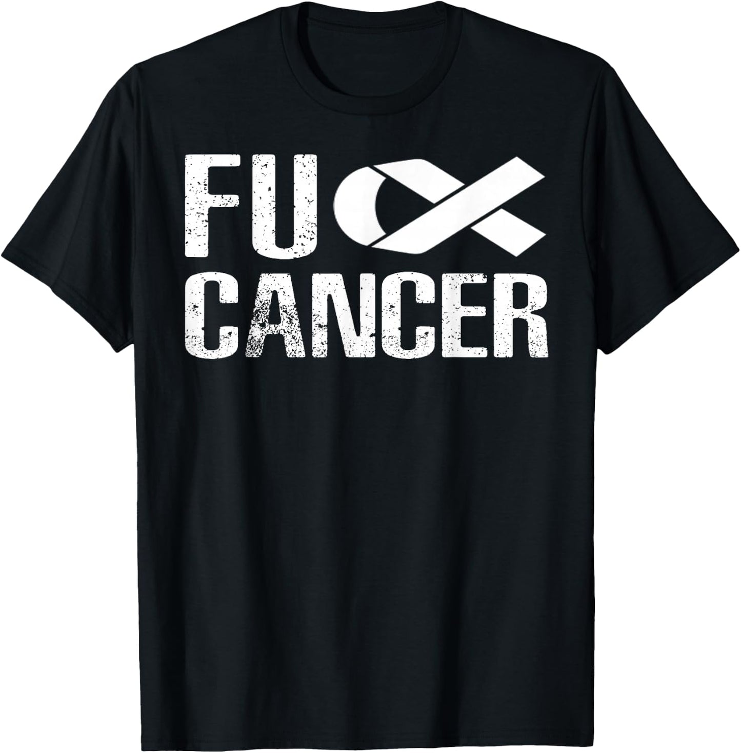 Fuck Cancer - fu cancer t shirt cancer awareness T-Shirt - T-Shirt | Black