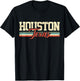 Houston Texas Vintage Gift T-Shirt - T-Shirt | Black