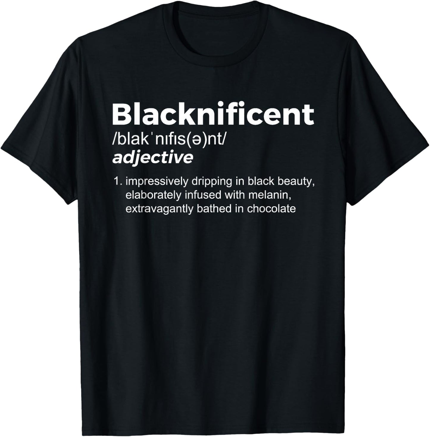 Blacknificent - Black History & African Roots Afro Small T-Shirt - T-Shirt | Black