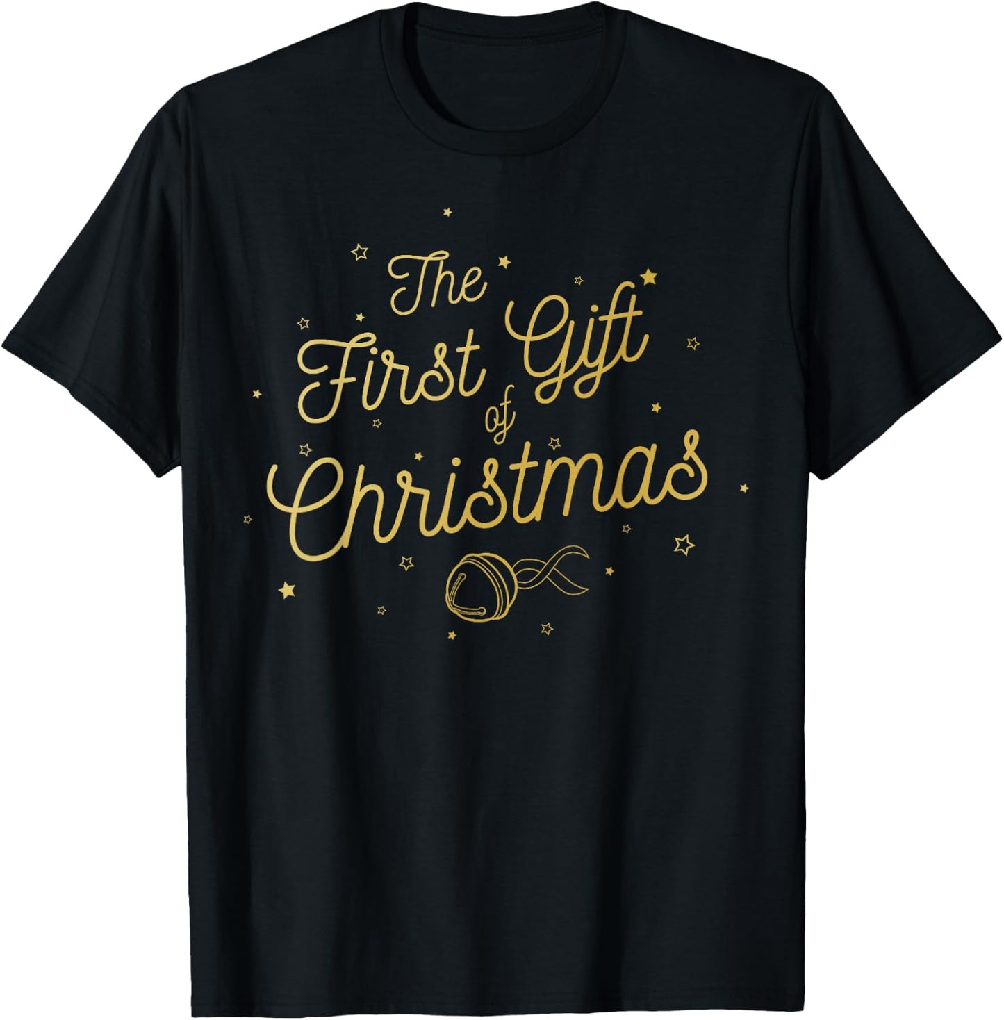 The Polar Express Adult Black Themed-Christmas T-Shirt - T-Shirt | Black
