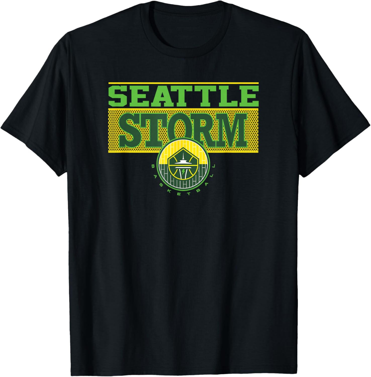 WNBA Seattle Storm Half Court T-Shirt - T-Shirt | Black
