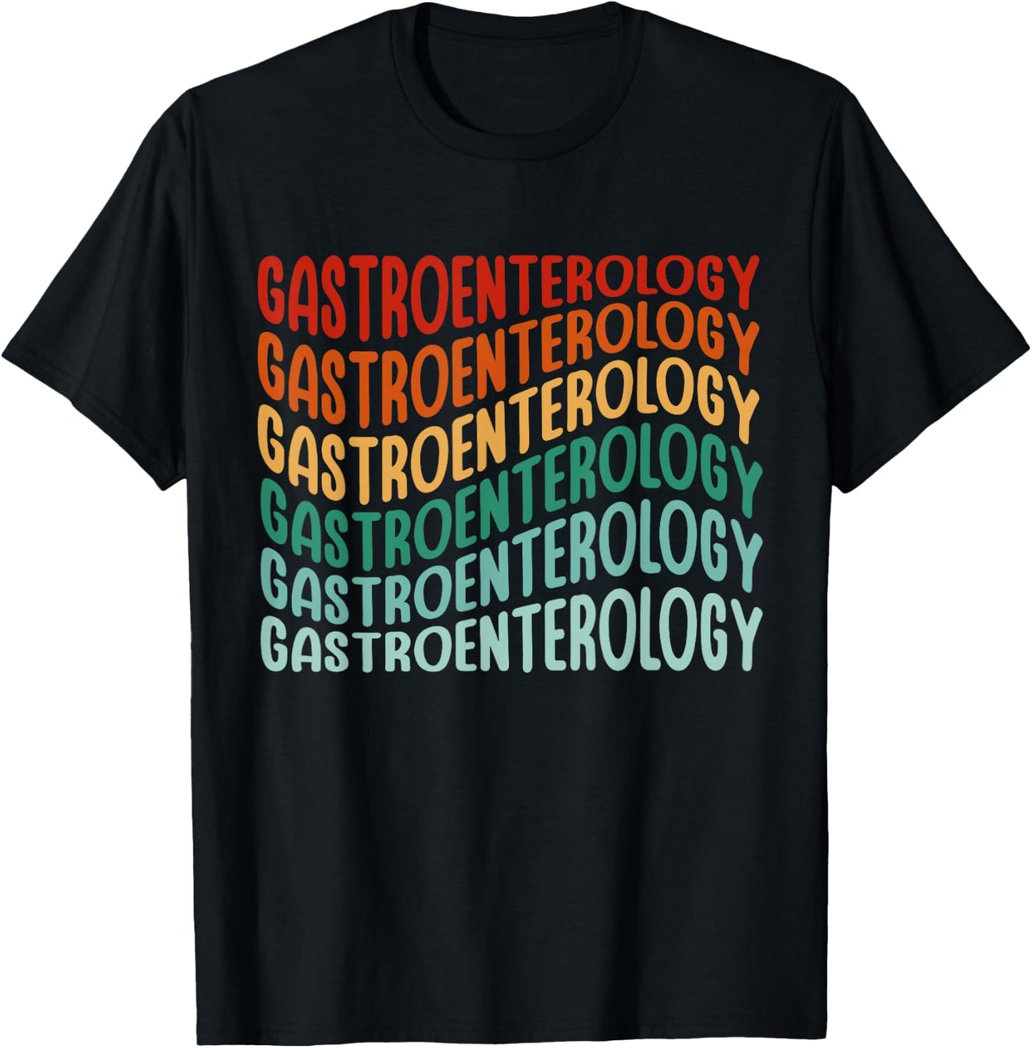 Colonoscopy Gifts & Gastroenterologist Apparel Women's Retro Black T-Shirt - T-Shirt | Black