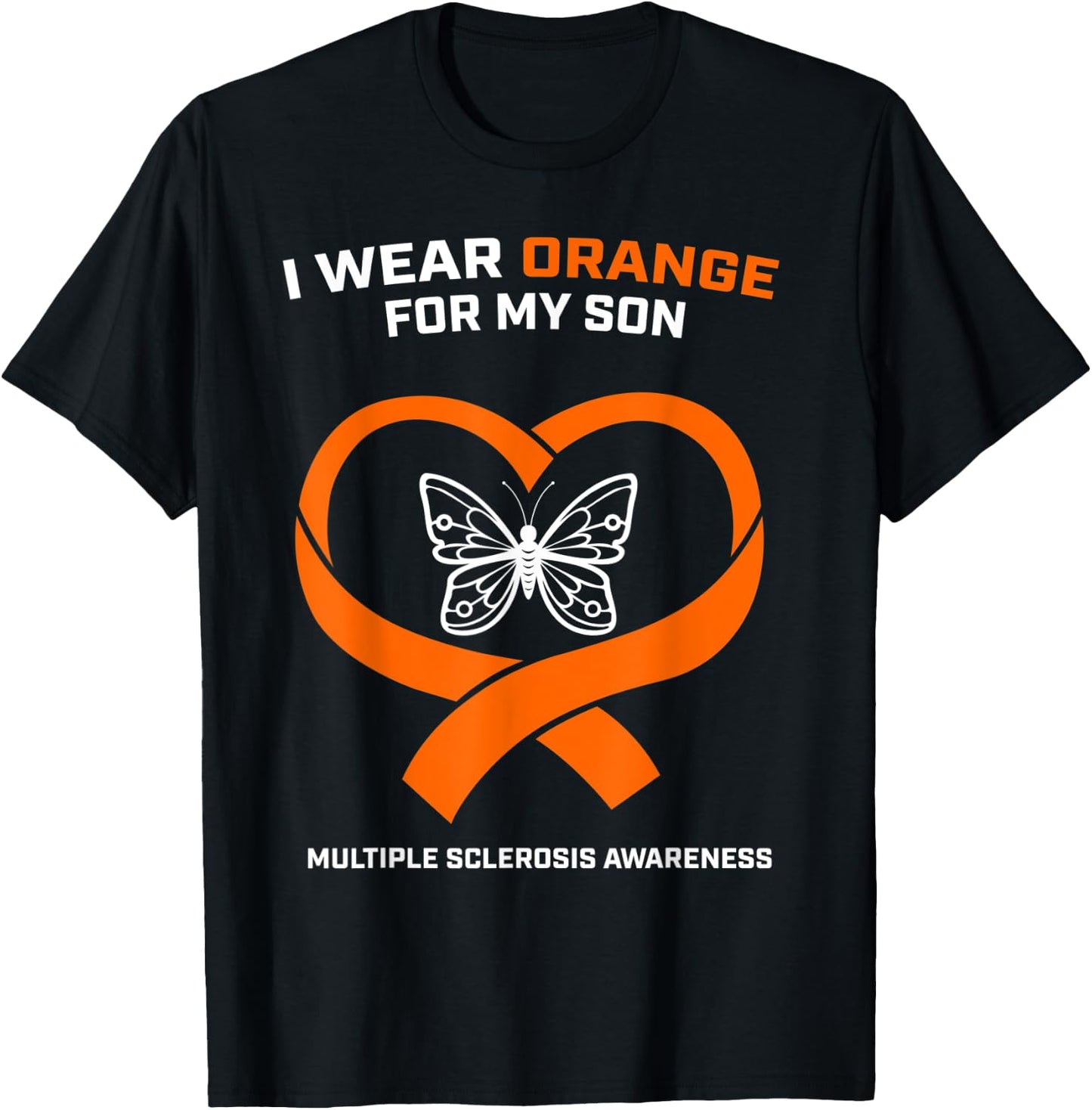 MS Gifts Apparel Clothing Son Multiple Sclerosis Awareness T-Shirt - T-Shirt | Black