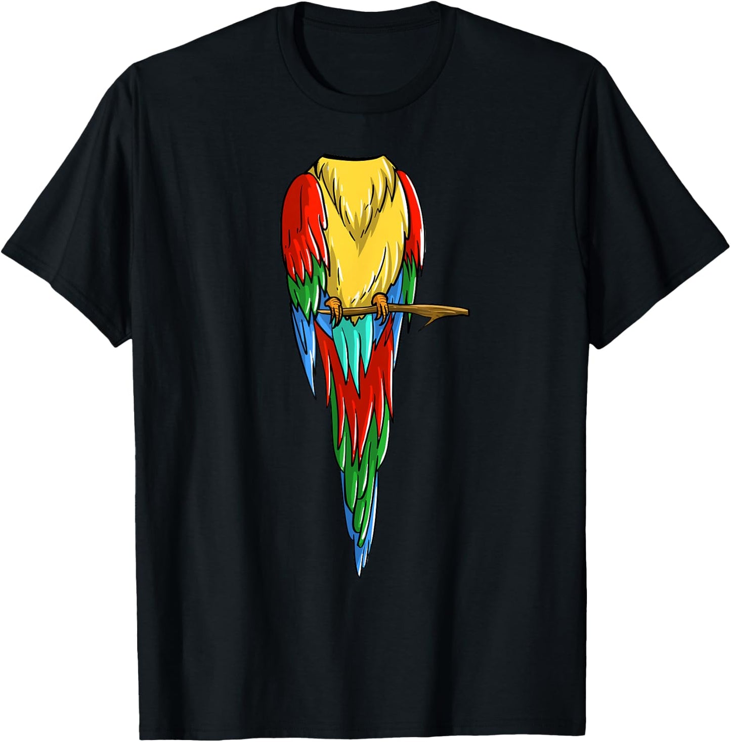 Cool Headless Parrot Halloween Costume | Funny Lazy DIY Gift T-Shirt - T-Shirt | Black