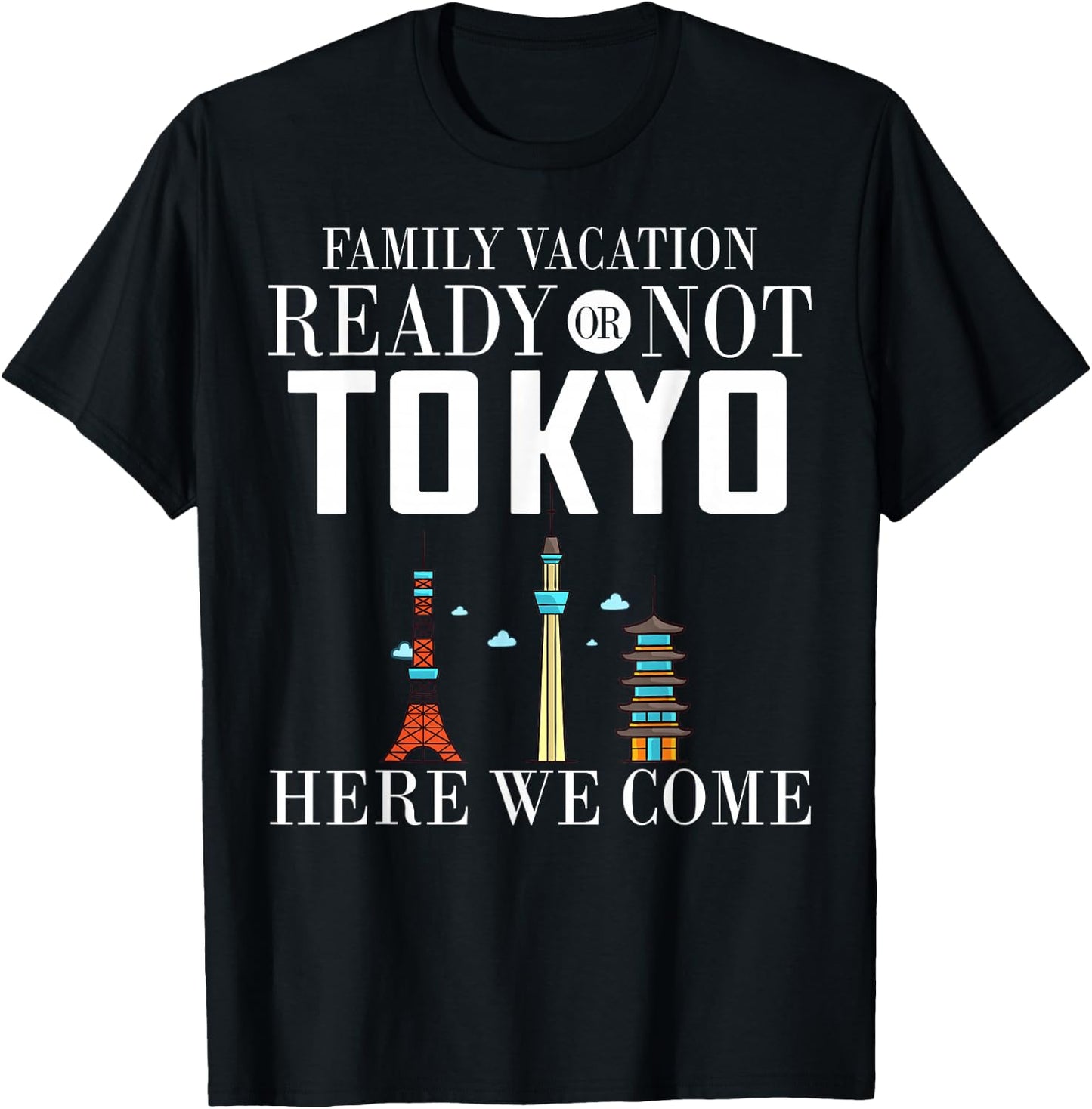 Tokyo Japan City Trip Skyline Map Travel T-Shirt - T-Shirt | Black