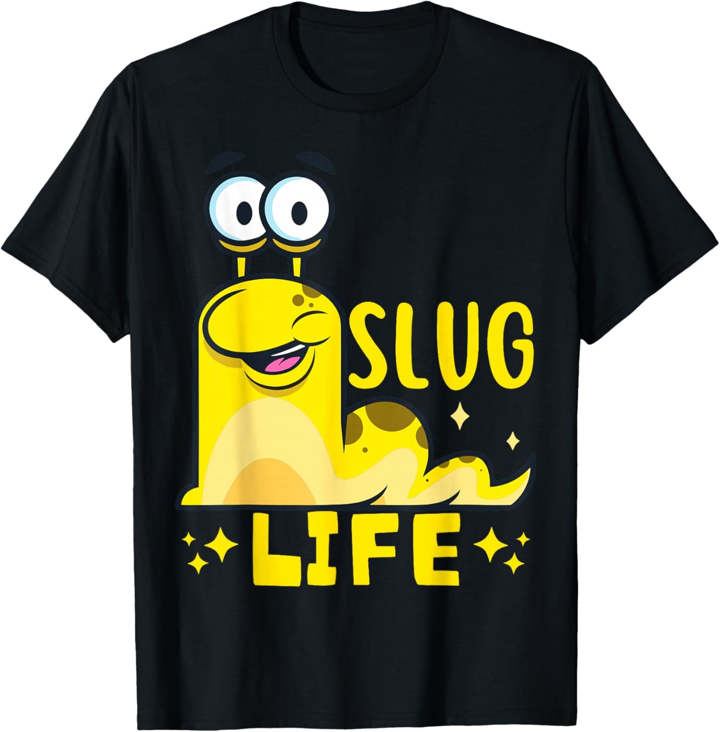 Slug Life Yellow Banana Slug Snail Lover Slug Costume T-Shirt - T-Shirt | Black