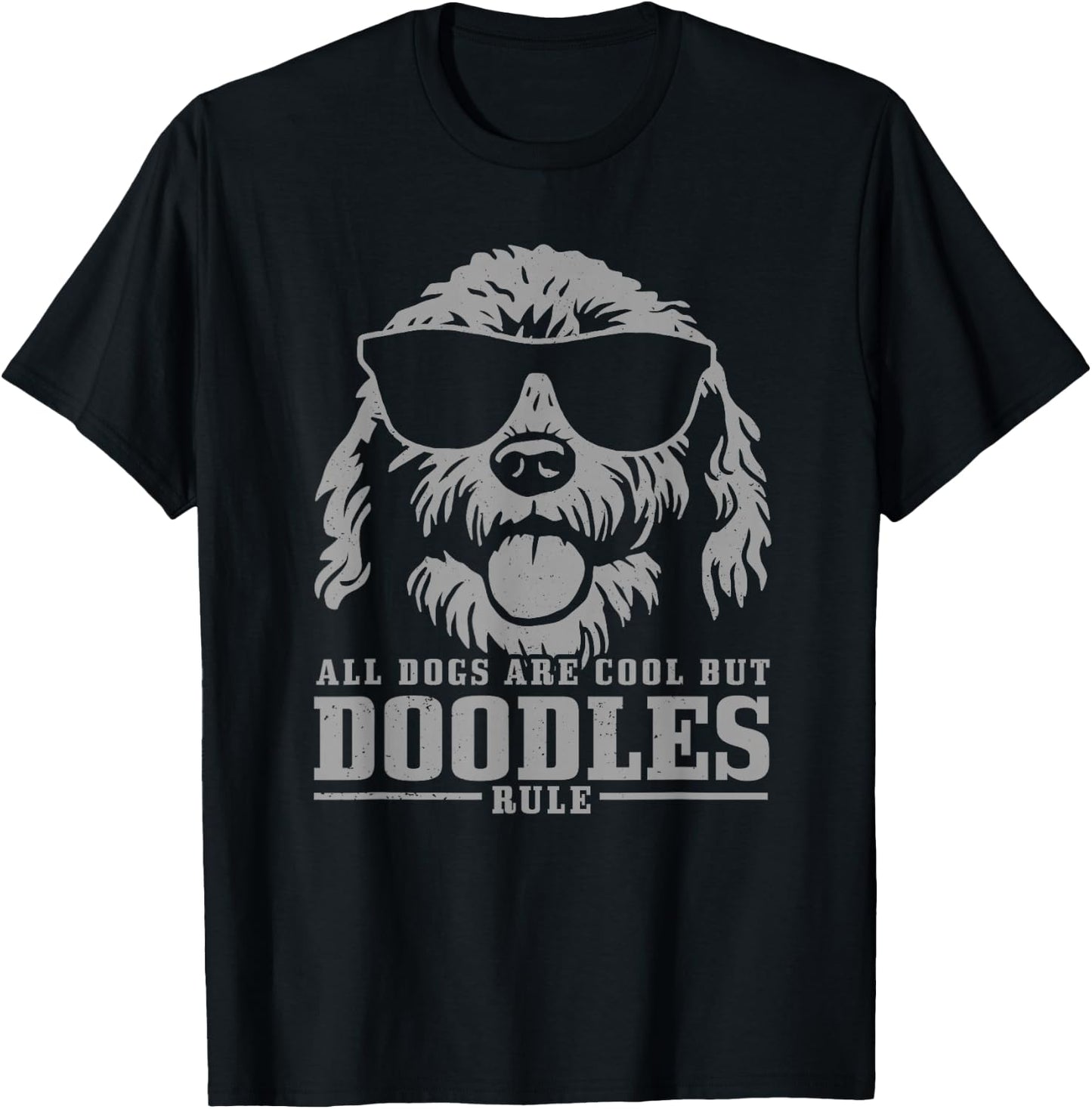 Goldendoodle Labradoodle All Dogs are Cool But Doodle Rule T-Shirt - T-Shirt | Black