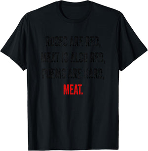 Funny Meat Eater Quote Meme Carnivore T-Shirt - T-Shirt | Black