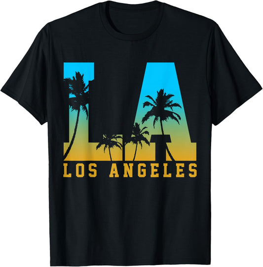 Los Angeles LA California California USA America Souvenir T-Shirt - T-Shirt | Black