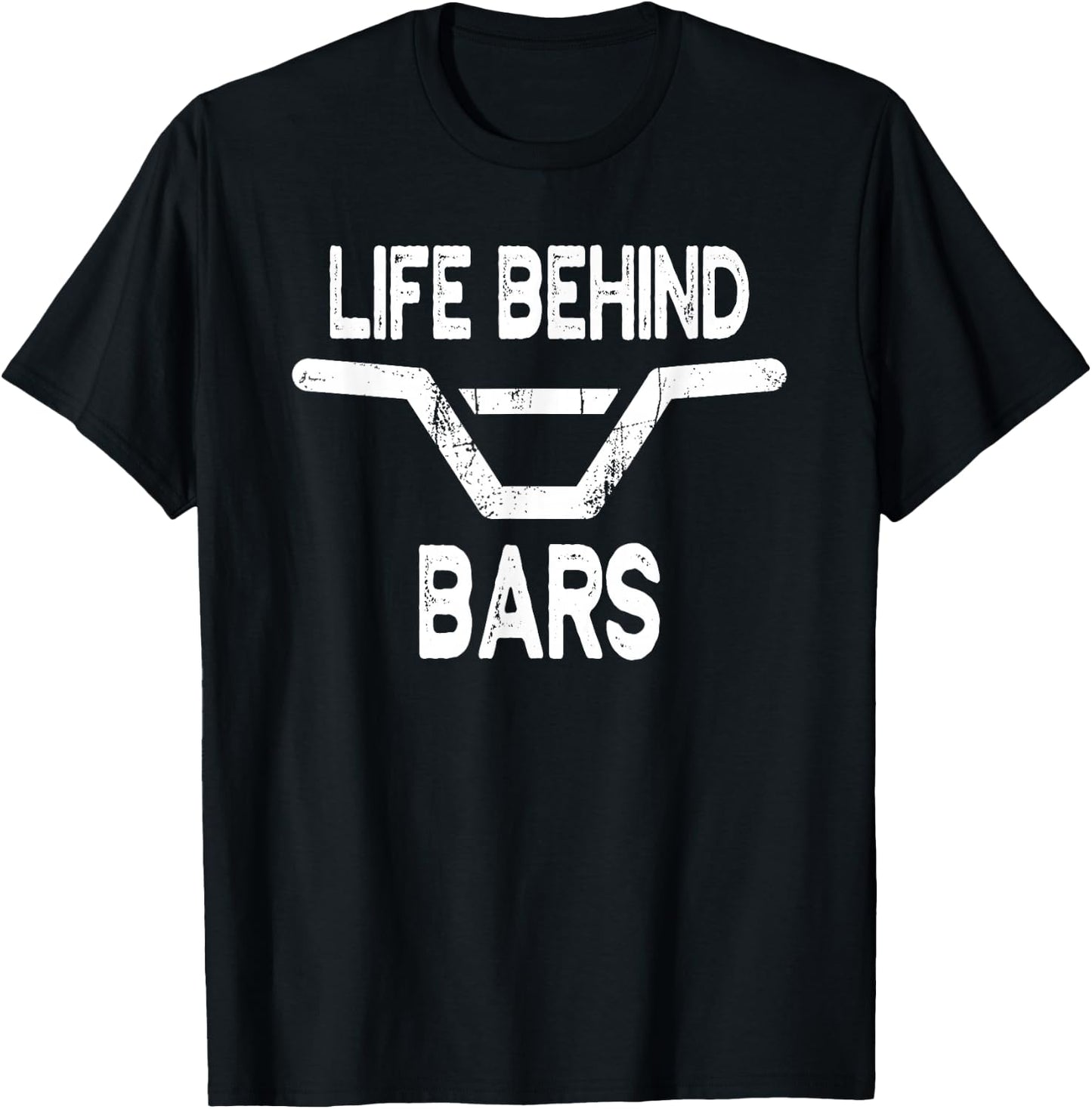 Life Behind Bars - Cycling Shirt for Bicyclists T-Shirt - T-Shirt | Black