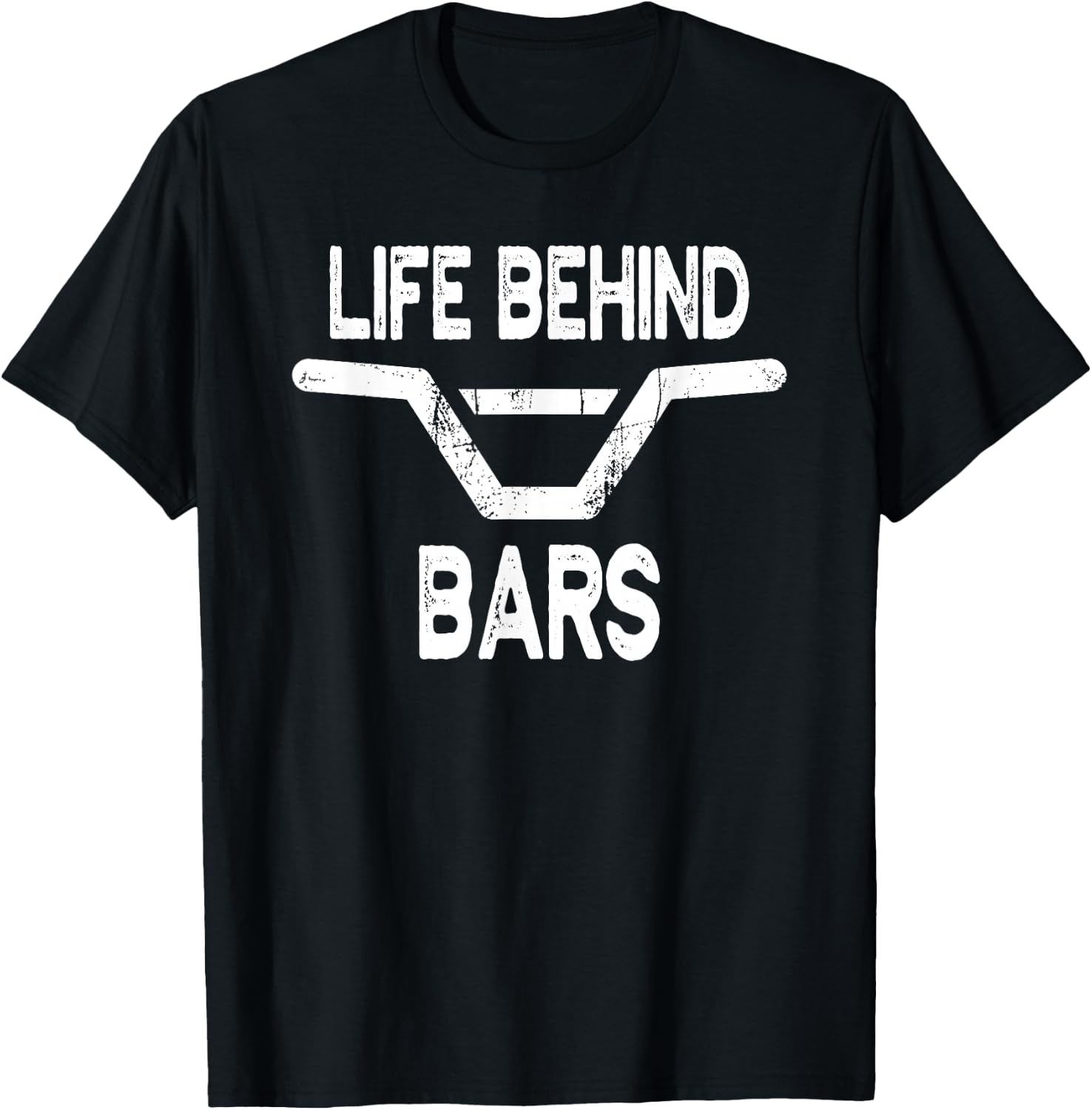 Life Behind Bars - Cycling Shirt for Bicyclists T-Shirt - T-Shirt | Black