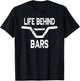Life Behind Bars - Cycling Shirt for Bicyclists T-Shirt - T-Shirt | Black
