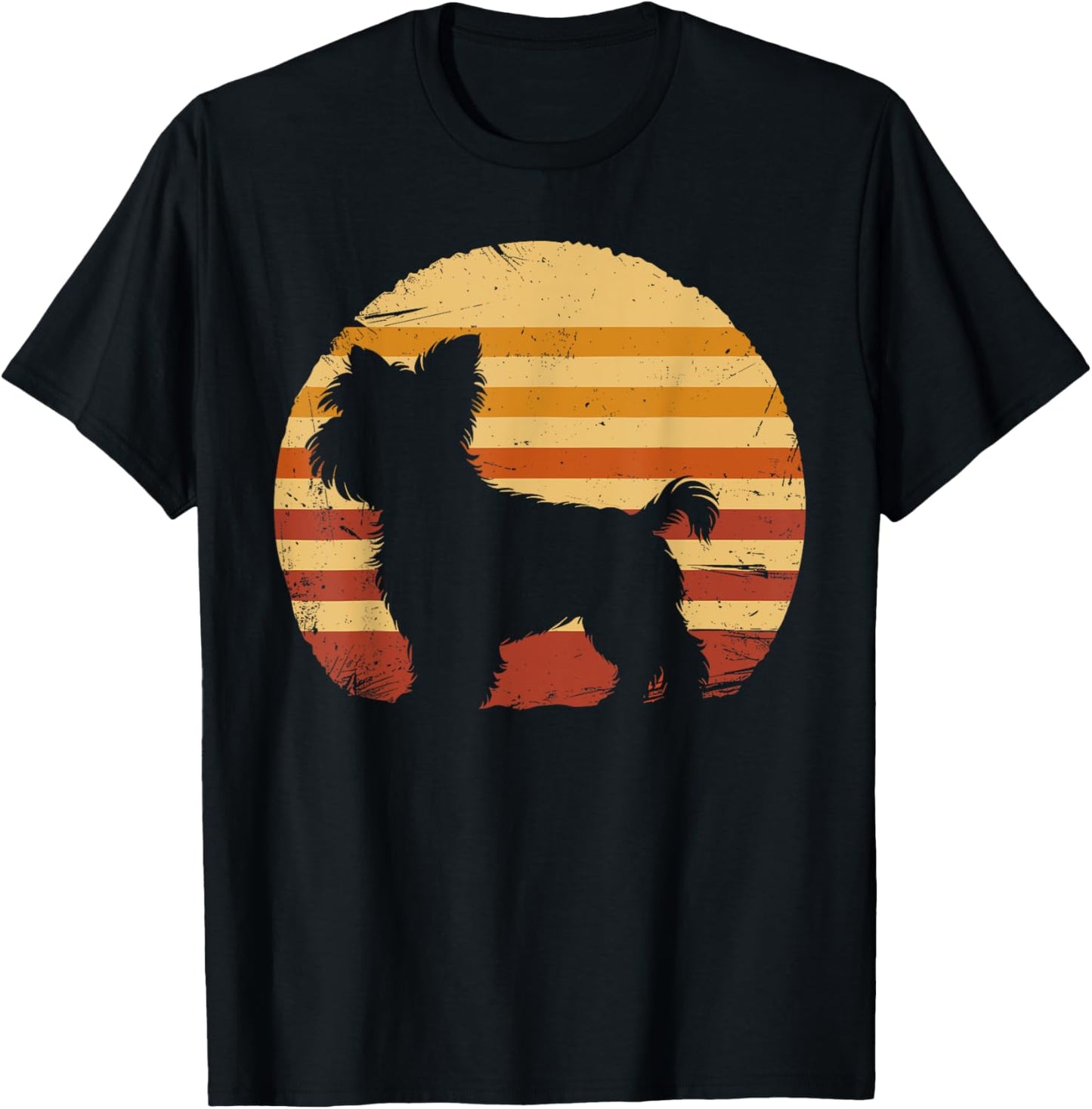 Retro Vintage Yorkipoo Dog Lovers Christmas Birthday Gift T-Shirt - T-Shirt | Black