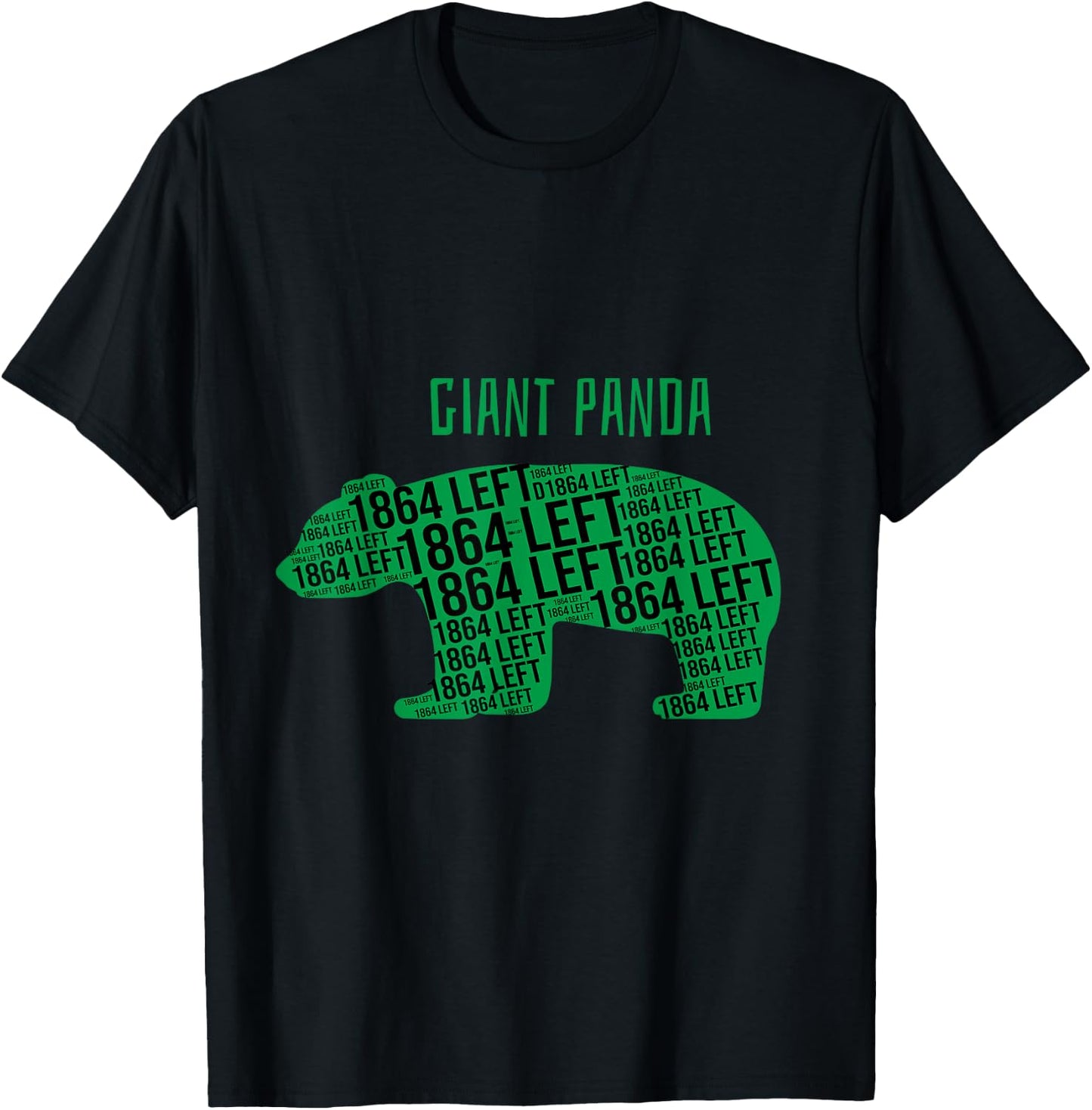 Endangered Species Animal - Giant Panda T-Shirt - T-Shirt | Black