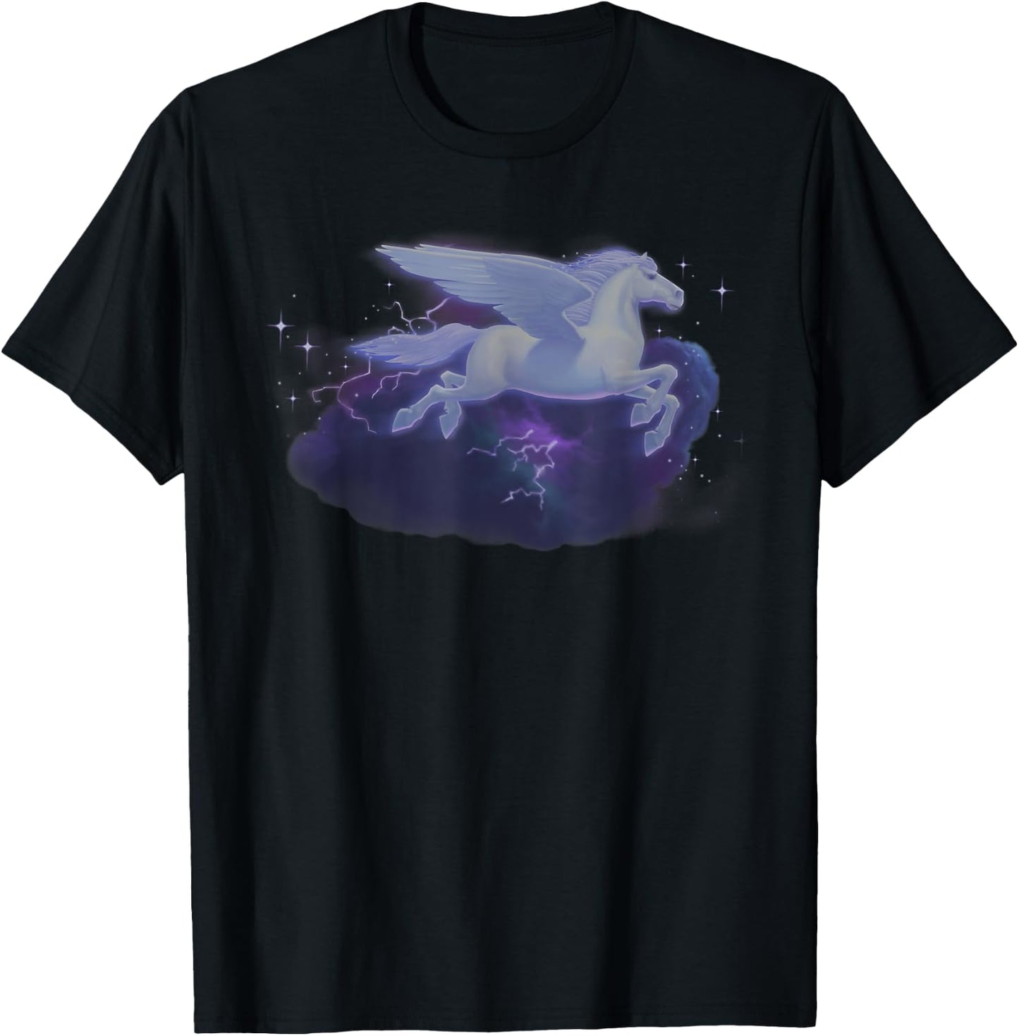 Disney Pixar Onward Guinevere Pegasus Art T-Shirt - T-Shirt | Black