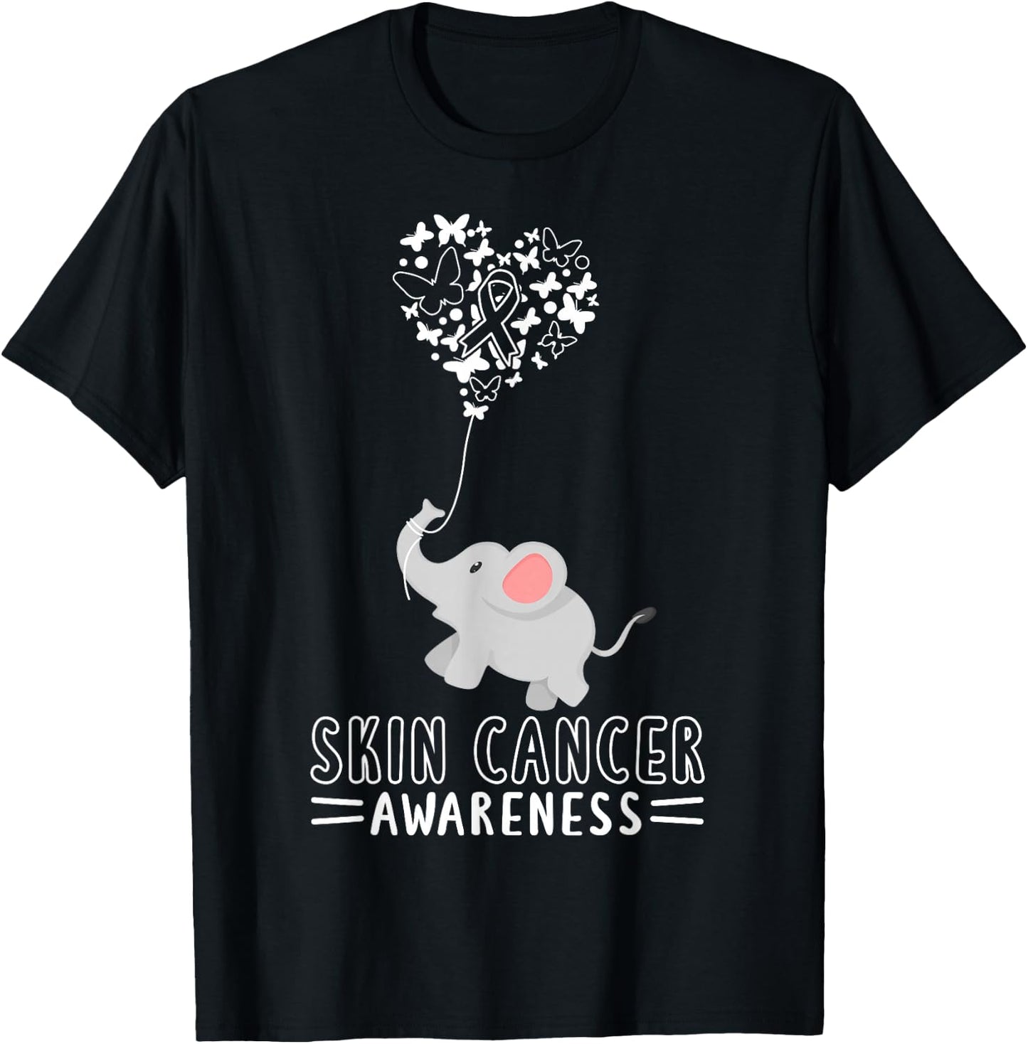 Skin Cancer Skin Cancer Awareness Melanoma T-Shirt - T-Shirt | Black