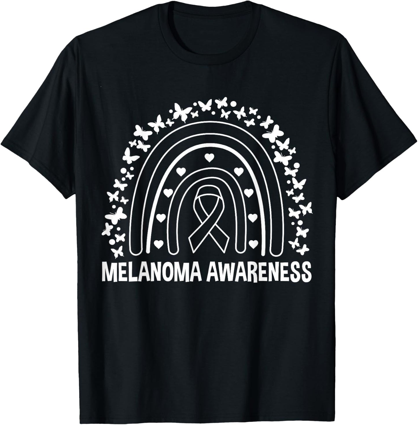 Skin Cancer Melanoma Awareness Melanoma T-Shirt - T-Shirt | Black