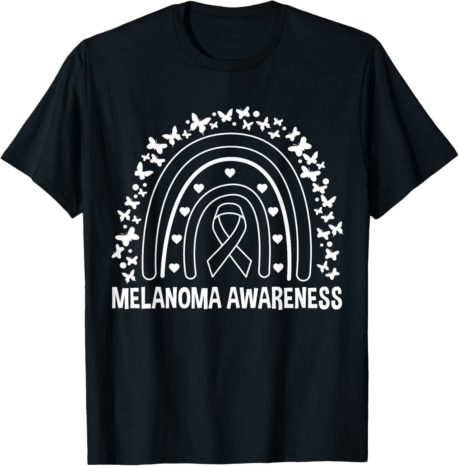 Skin Cancer Melanoma Awareness Melanoma T-Shirt - T-Shirt | Black