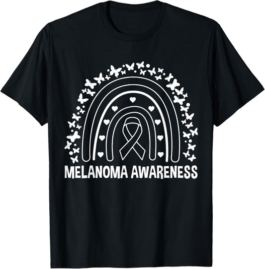 Skin Cancer Melanoma Awareness Melanoma T-Shirt - T-Shirt | Black