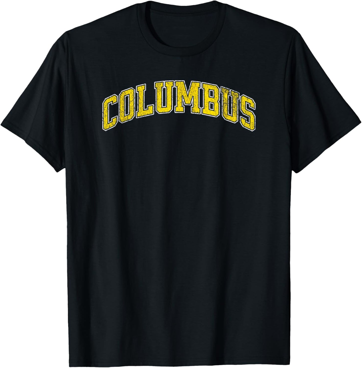 Columbus soccer vintage city T-Shirt - T-Shirt | Black