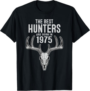 50 Year Old Deer Hunter: Hunting 1975 50th Birthday T-Shirt - T-Shirt | Black