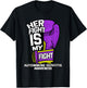 Her Fight Is My Fight Autoimmune Hepatitis Survivor Lupoid T-Shirt - T-Shirt | Black