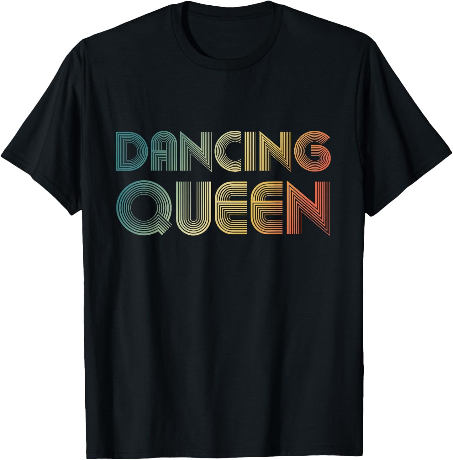 Disco Queen Funky Vintage 70s 80s For Dance Parties T-Shirt - T-Shirt | Black