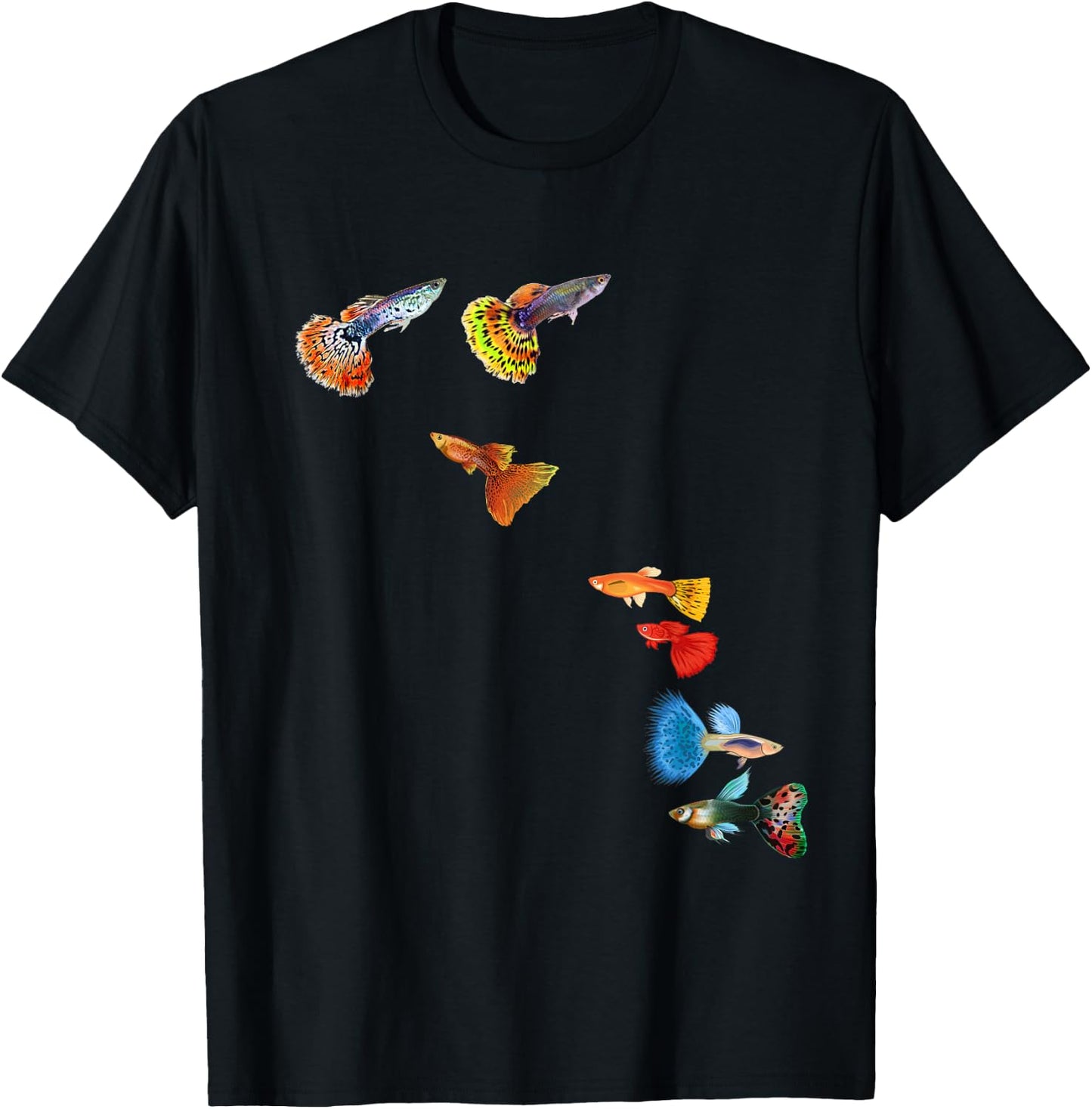 Guppy Fish Lover Forever T-Shirt - T-Shirt | Black