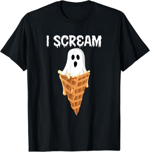 I Scream Halloween T-Shirt - T-Shirt | Black