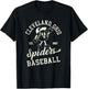 Vintage Cleveland Ohio Spiders Baseball T-Shirt - T-Shirt | Black