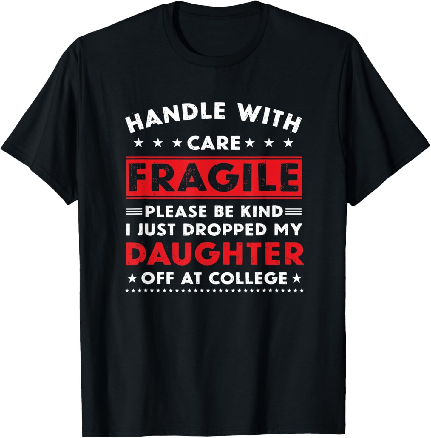 Leaving For College For Mom From Daughter Going To College T-Shirt - T-Shirt | Black