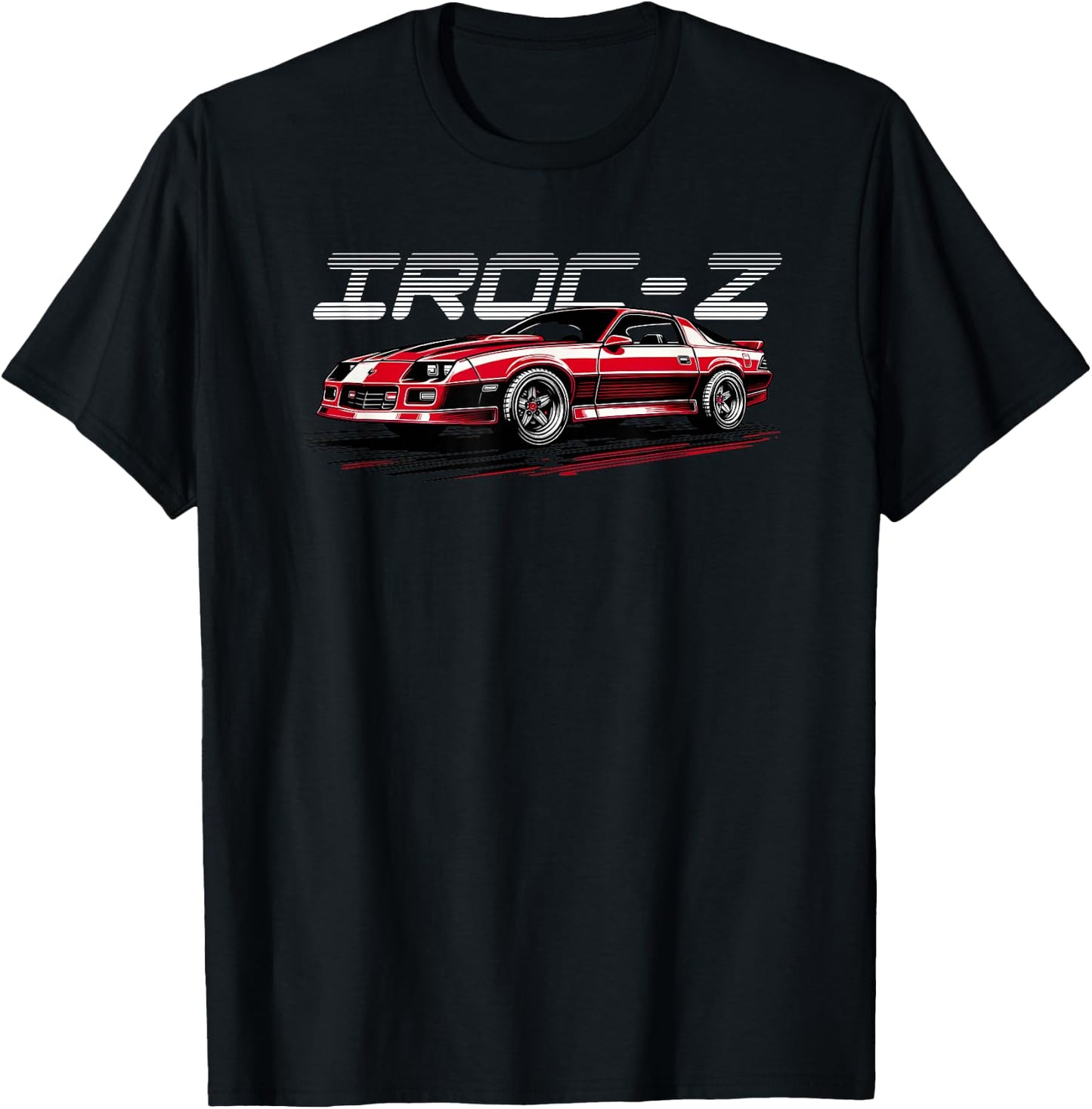 1980's IROC, IROC-Z Muscle Car American Muscle T-Shirt - T-Shirt | Black
